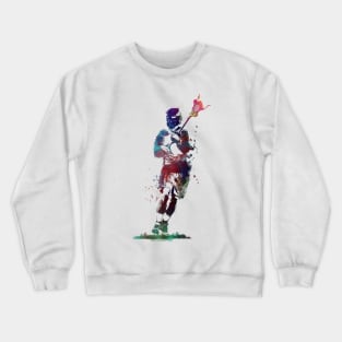 lacrosse sport art #lacrosse #sport Crewneck Sweatshirt